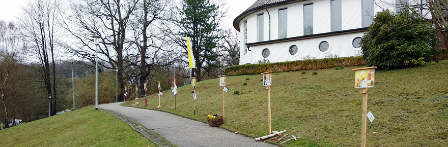 Aufweg zur Herz-Jesu-Kirche